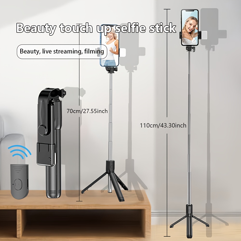 Selfie Stick Tripod Mobile Phone Holder Photo Desktop Live Shooting Bluetooth Remote Control details 1