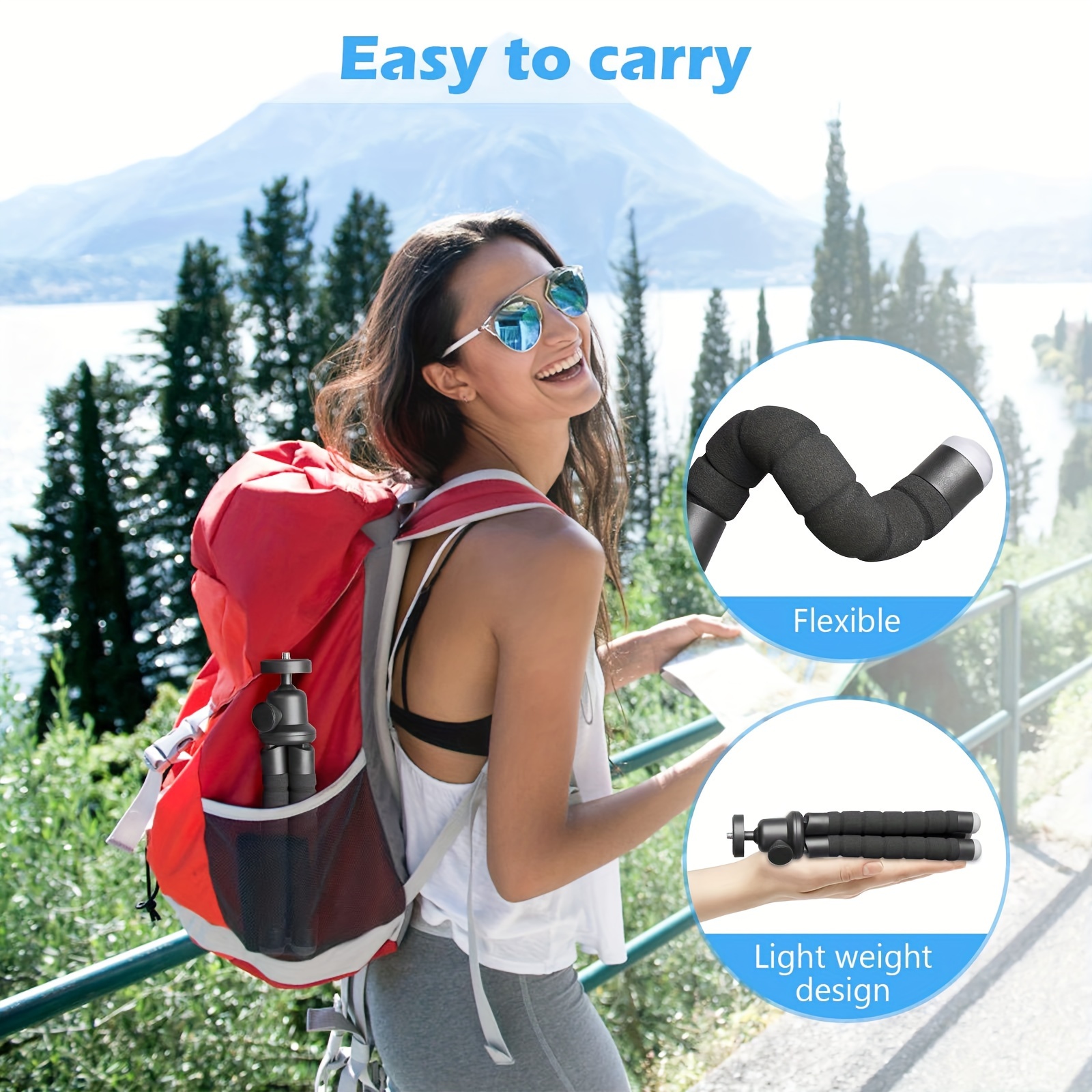 an octopus mobile phone holder camera stand photography stand strong durable can be folded at will multiple folding without damage suitable for iphone mobile phones and other mobile phone models cameras and other details 6
