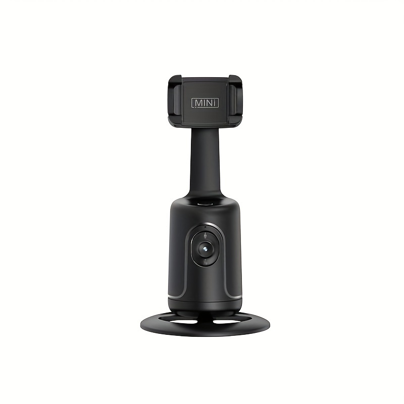 auto tracking phone holder tripod stand smart selfie stick 360 rotation fast face object tracking cameraman robot stand details 14