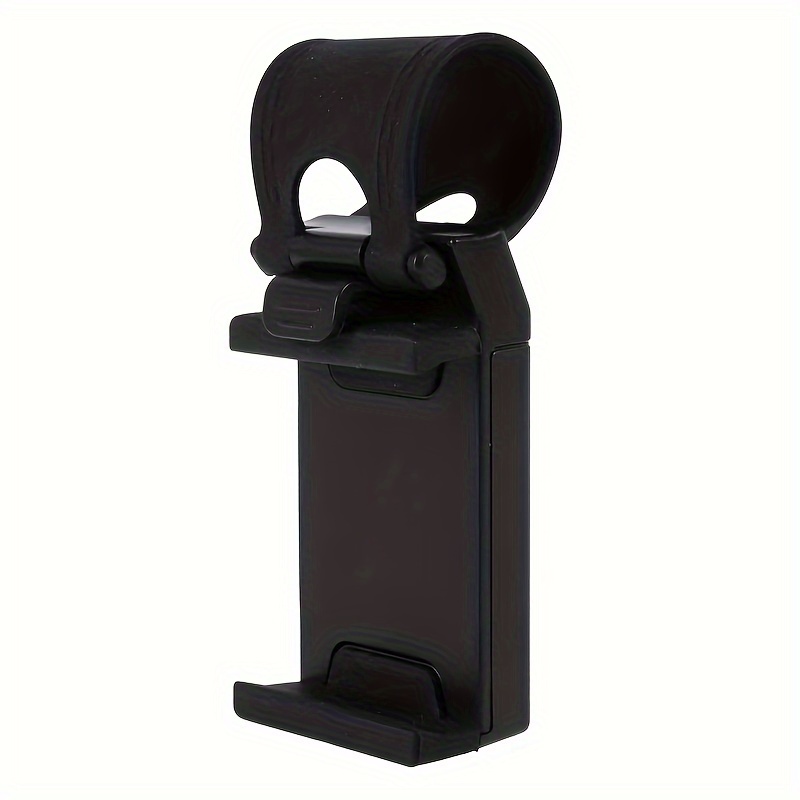 new universal car mobile phone holder car steering wheel mobile phone bracket car navigation frame telescopic clip details 6