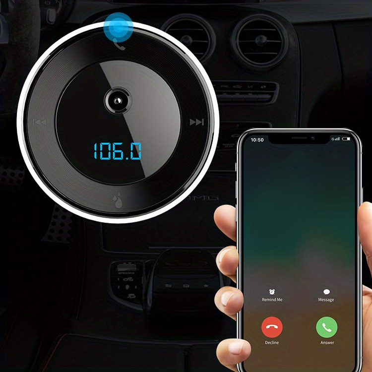 car bt aroma humidifier bt handsfree car fm transmitter mp3 usb car charger car air humidifier details 1