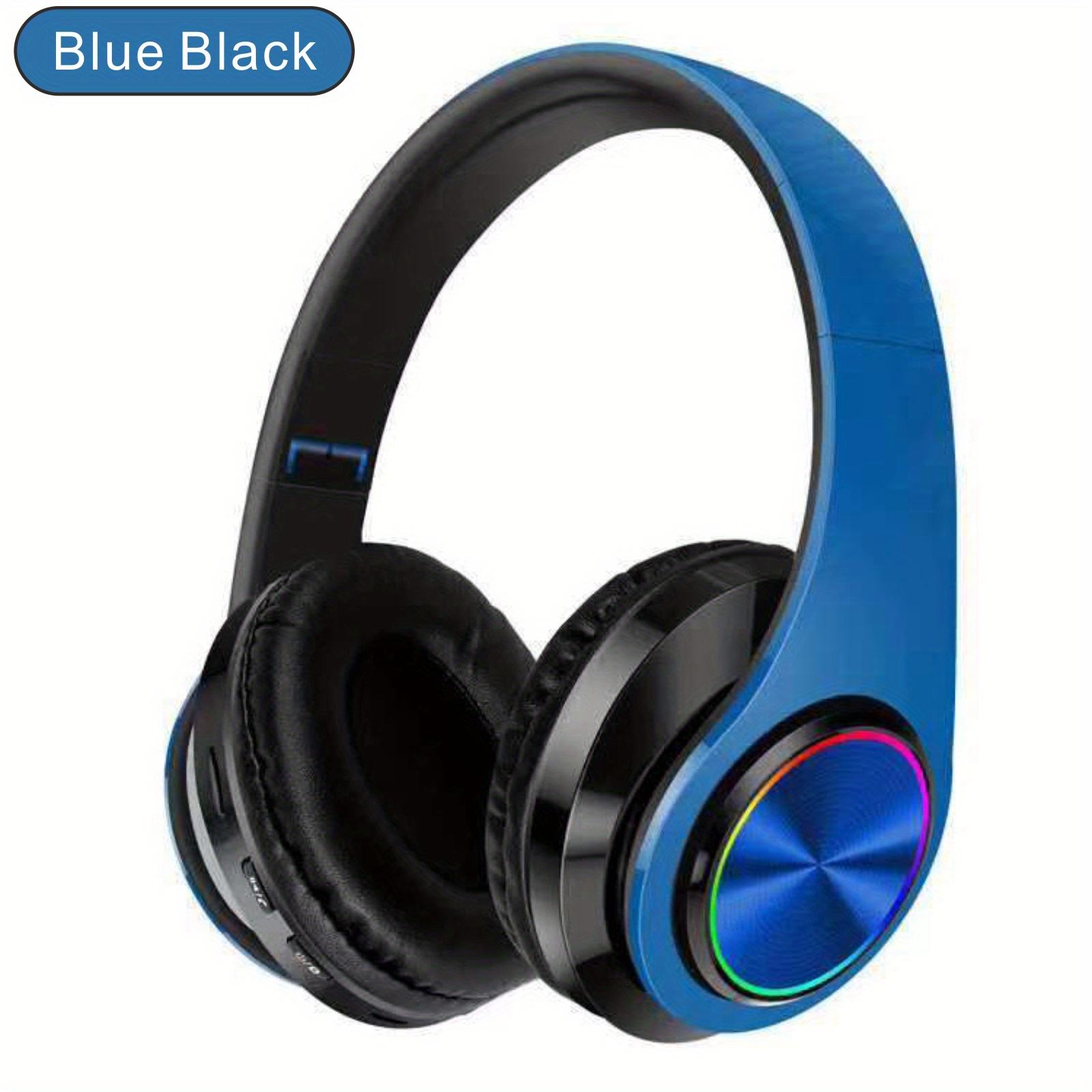classic head mounted colorful flash all inclusive ear b39 wireless headphones details 7