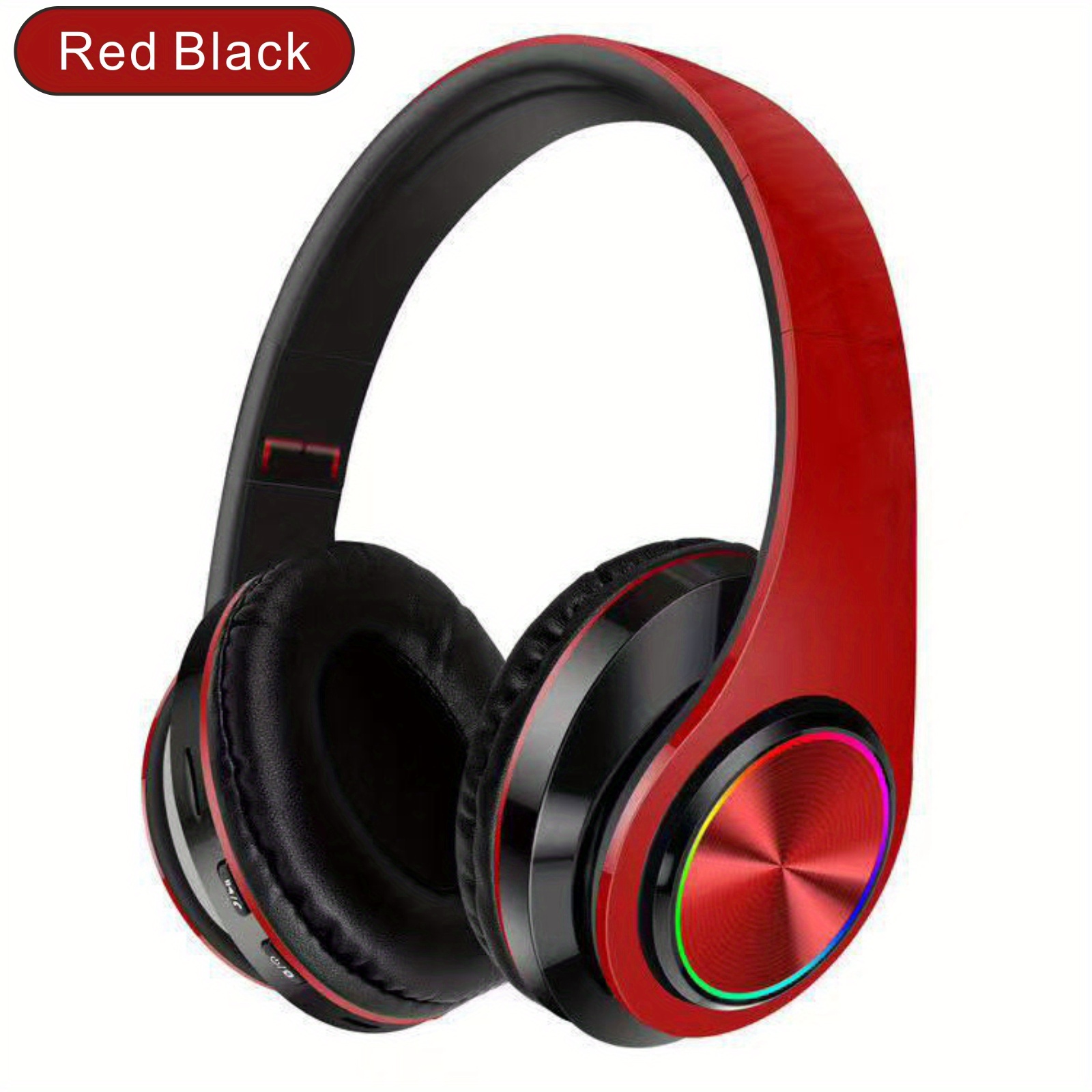 classic head mounted colorful flash all inclusive ear b39 wireless headphones details 9
